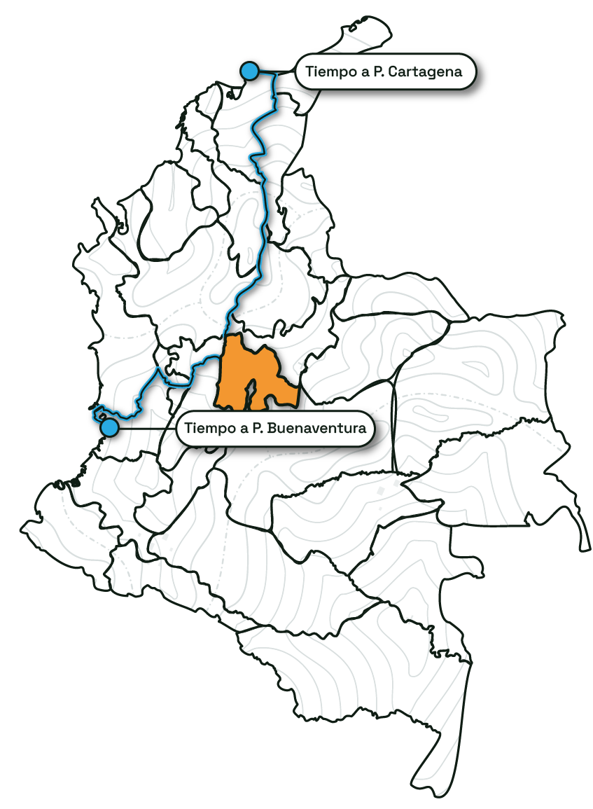 Cundinamarca map