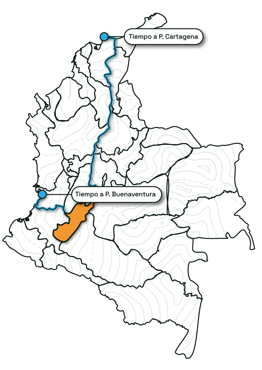 Huila map