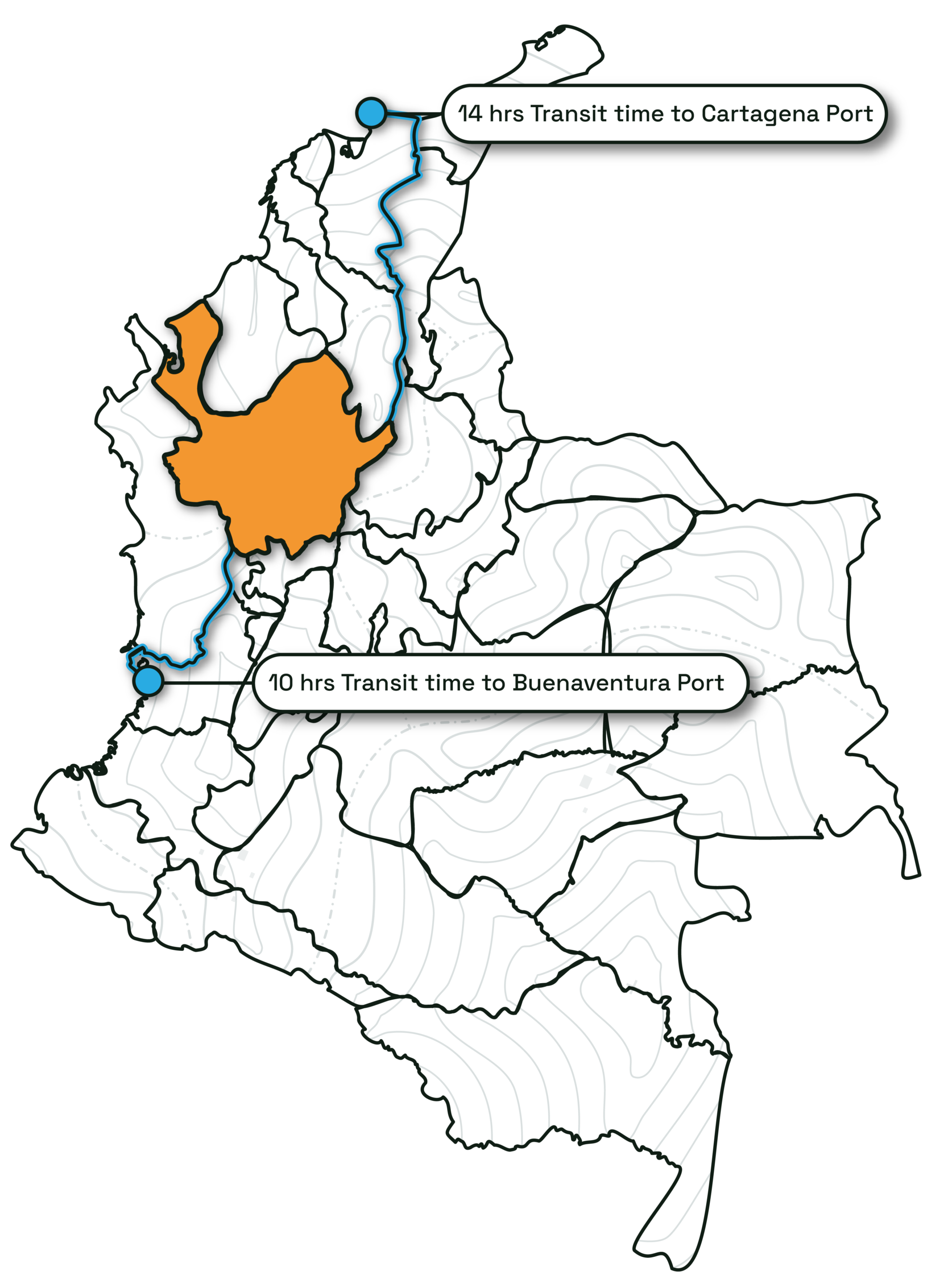 Antioquia map