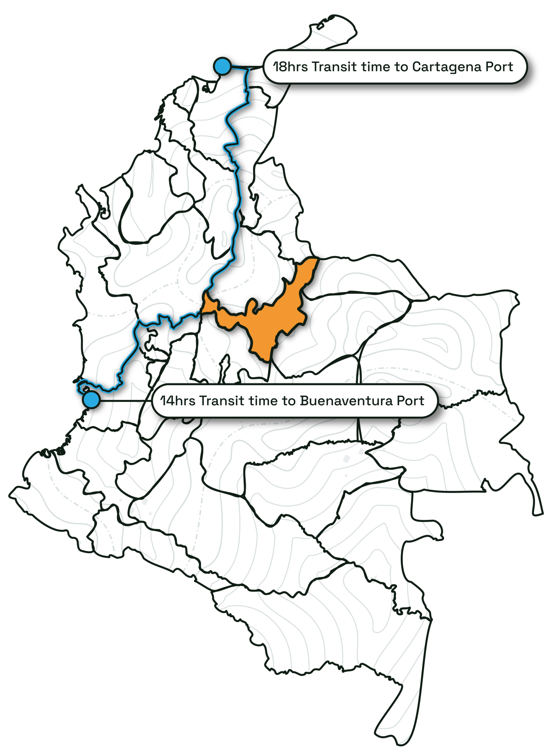 Boyacá map