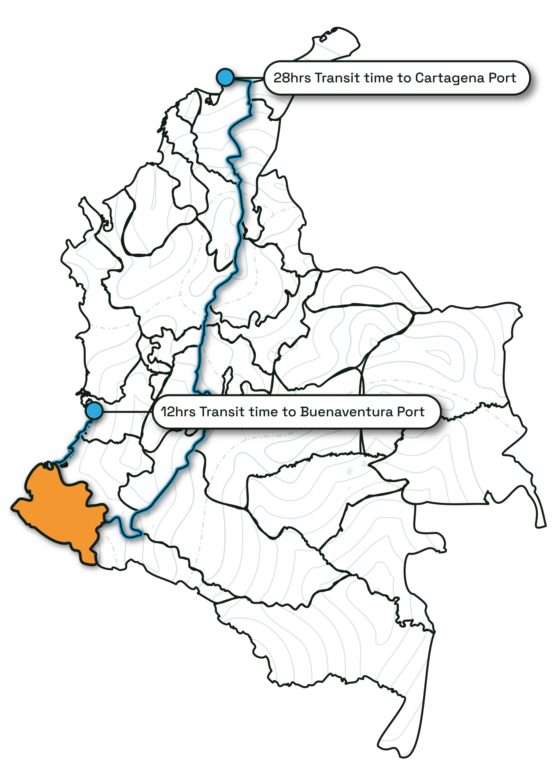 Nariño map