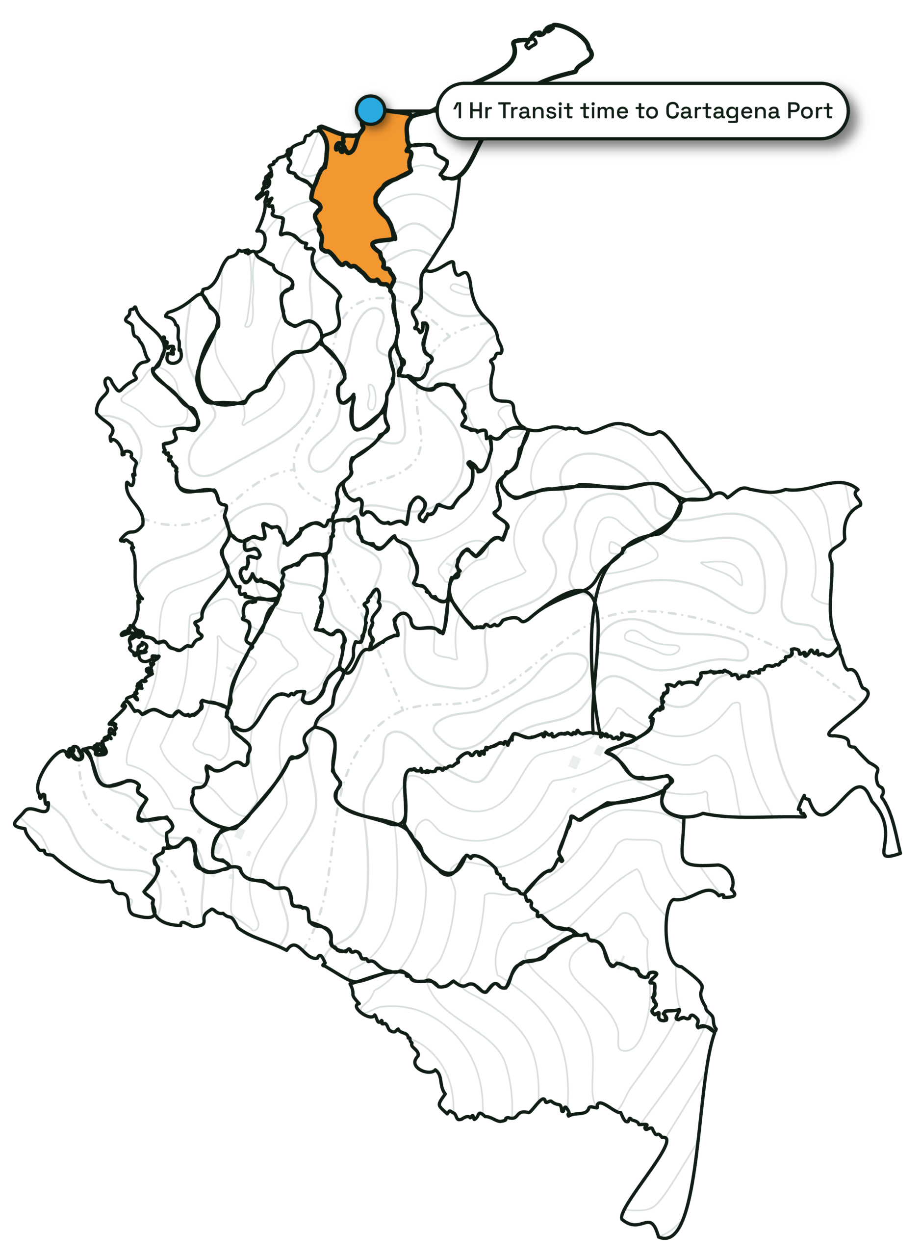 Santa Marta map